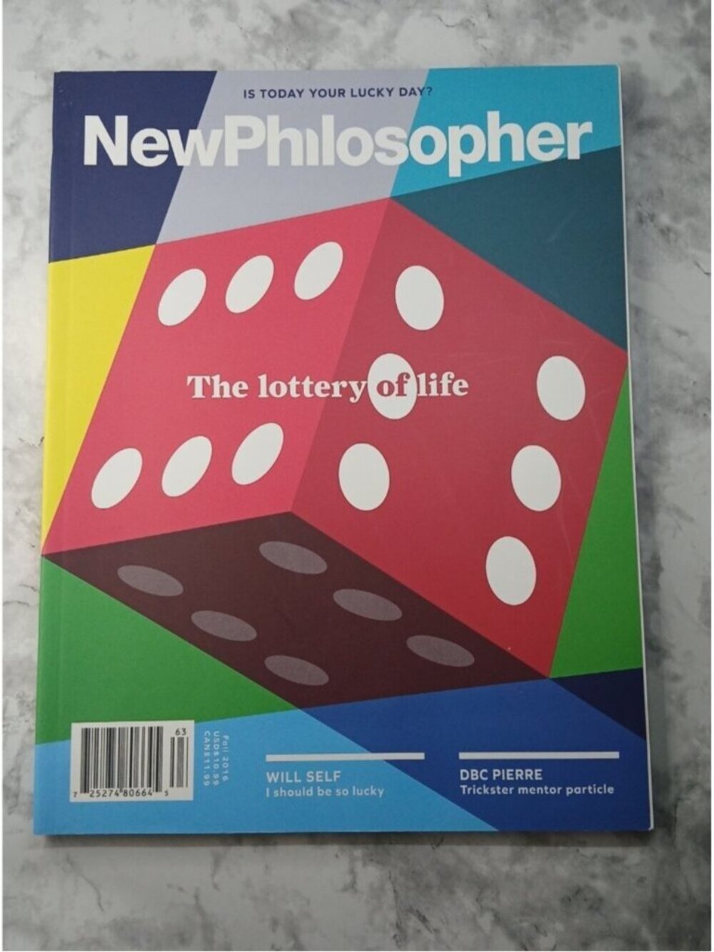 New Philosopher Magazine The Lottery of Life Issue Philosophy Journal 2016 #13